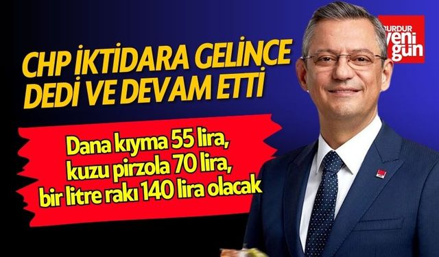 CHP Başkanı Özel: Erdoğan Gidince 50 Liraya Düşecek