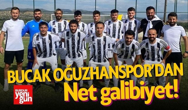 Bucak Oğuzhanspor'dan net galibiyet!