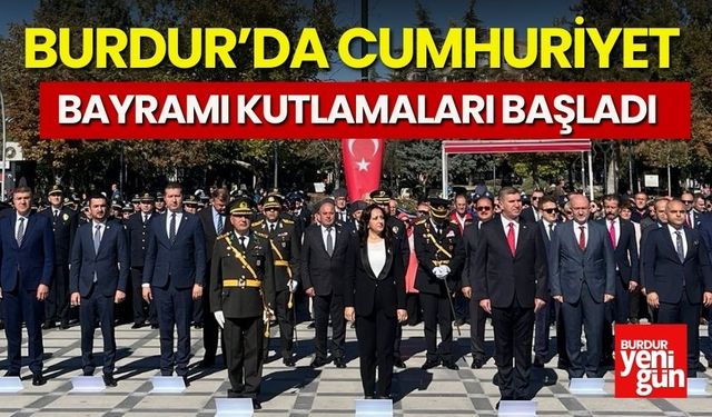 Burdur’da Cumhuriyet Bayramı Kutlamaları Başladı