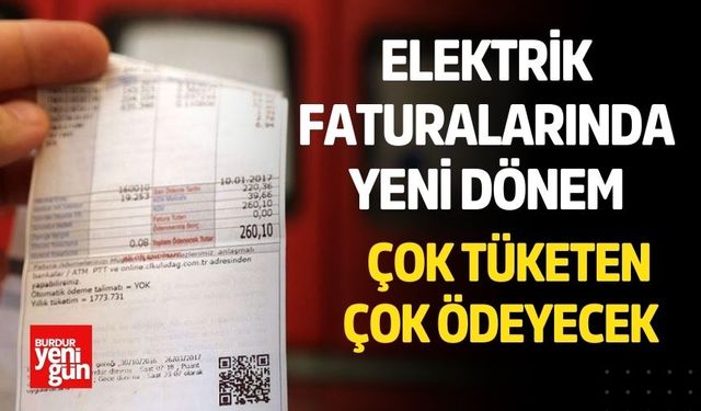 417 kWh Sınırı Aşanlar İçin Elektrik Faturaları Katlanacak