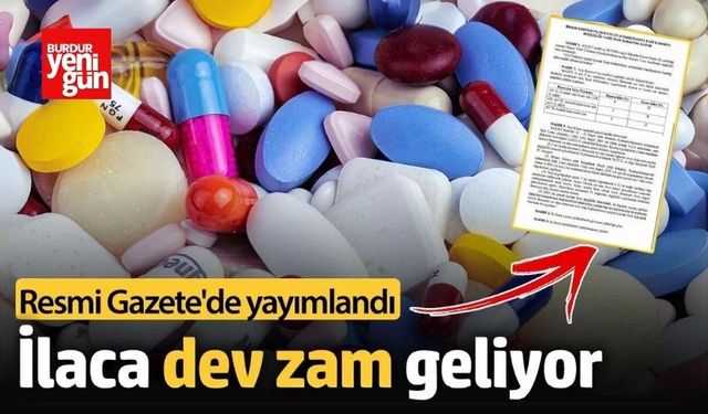 İlaç Fiyatlarına Büyük Zam! Resmi Gazete’de Yayınlandı!