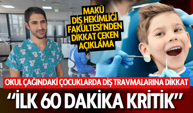 Okul Çağındaki Çocuklarda Diş Travmalarına Dikkat: İlk 60 Dakika Kritik