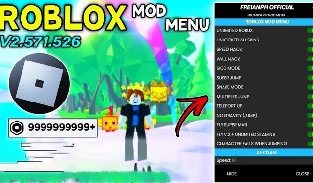 Roblox v2.639.688 Mod APK İndir: God Mode ve Menü Hileleri