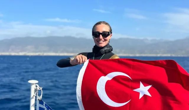 Şahika Ercümen'den serbest dalışta 92 metrelik rekor