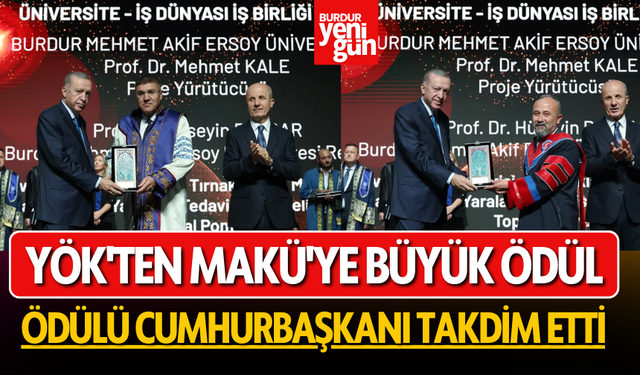 YÖK'ten MAKÜ'ye Büyük Ödül