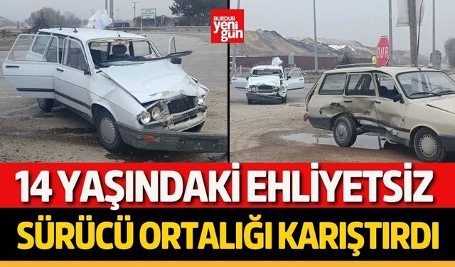 14 Yaşındaki Ehliyetsiz Sürücü Ortalığı Karıştırdı