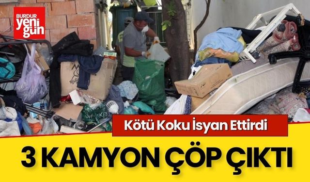 Kötü Koku İsyan Ettirdi! Çöp Ev Temizlendi