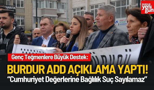 Genç Teğmenlere Burdur ADD'den Destek!