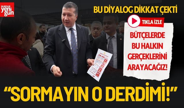 Vekil Akbulut'un Afyonlu Vatandaşla Diyaloğu Dikkat Çekti