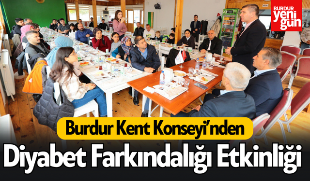 Burdur Kent Konseyi’nden Diyabet Farkındalığı Etkinliği