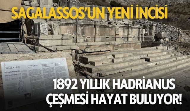 Sagalassos’un Yeni İncisi: 1892 Yıllık Hadrianus Çeşmesi Hayat Buluyor!