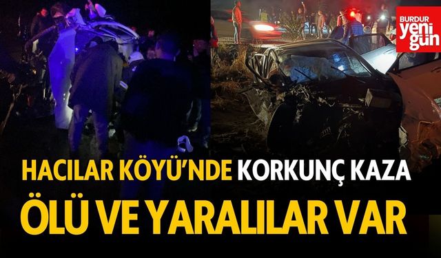 Hacılar Köyü'nde Korkunç Kaza