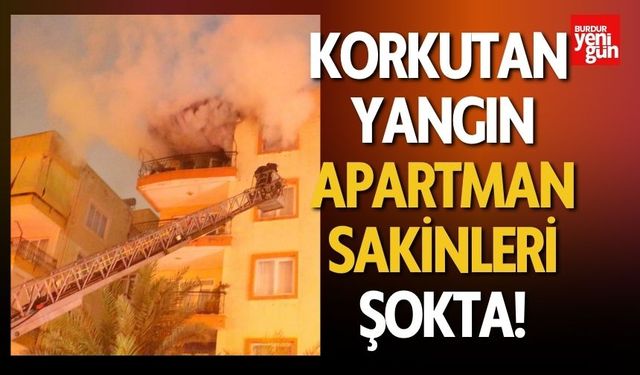 Korkutan Yangın: Apartman Sakinleri Şokta