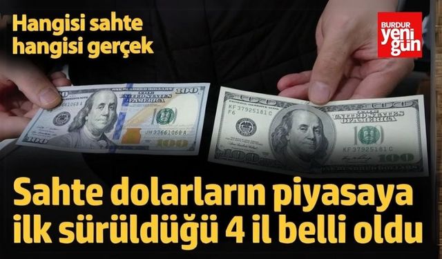 Sahte dolarların piyasaya ilk sürüldüğü 4 il belli oldu