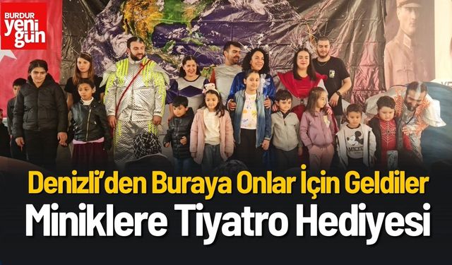 Yeşilova Belediyesi’nden Miniklere Tiyatro Hediyesi