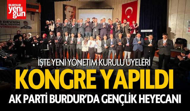 AK Parti Burdur 7. İl Gençlik Kolları Kongresi Gerçekleşti