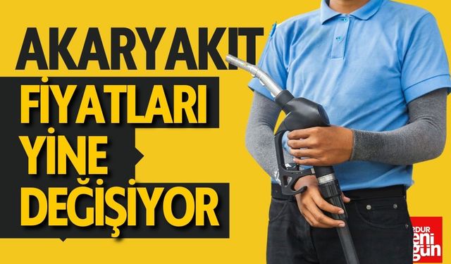 Akaryakıt Fiyatları Yine Değişiyor