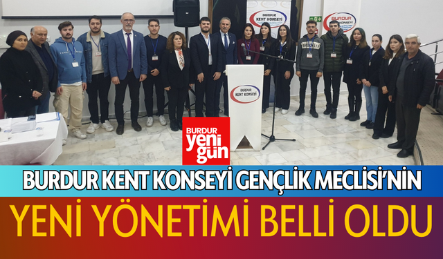 Burdur Kent Konseyi Gençlik Meclisi’nin Yeni Başkanı Tuğra Tongur