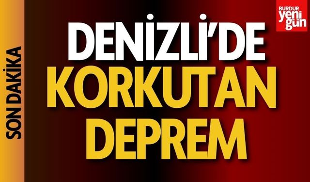 Denizli’de Gece Yarısı Çifte Deprem: Vatandaşlar Tedirgin Oldu