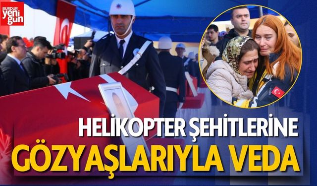 Düşen Helikopterde Kaybedilen Canlara Son Görev