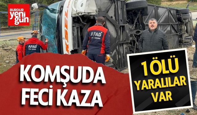 Isparta’da Feci Kaza: Yolcu Otobüsü Devrildi!