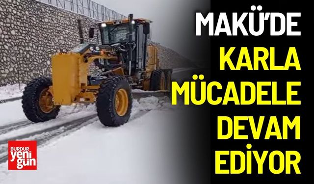 MAKÜ’de Karla Mücadele Devam Ediyor