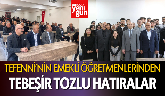 ‘Tefenni’nin Emekli Öğretmenlerinden Tebeşir Tozlu Hatıralar’