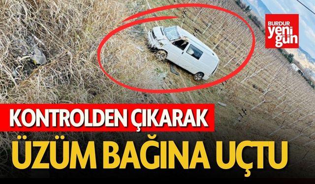 Kontrolden Çıkarak Üzüm Bağına Uçtu