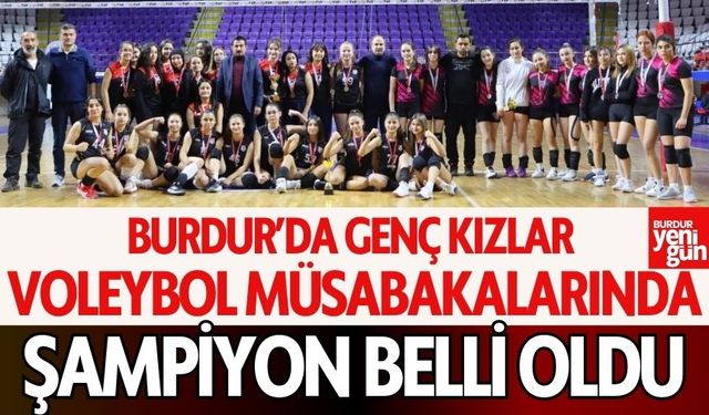 Genç Kızlar Voleybol İl Birinciliği Müsabakaları Tamamlandı