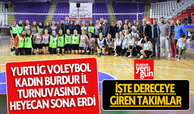 Yurtlig Voleybol Kadın İl Birinciliği Heyecanı Sona Erdi