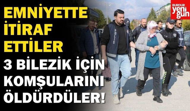 Kan Donduran İtiraf: 3 Bilezik İçin Komşularını Öldürdüler!