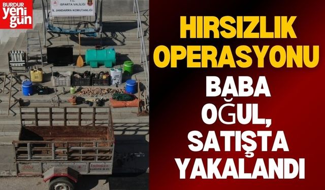 Çaldıkları Eşyaları Satarken Yakayı Ele Veren Baba-Oğul Tutuklandı