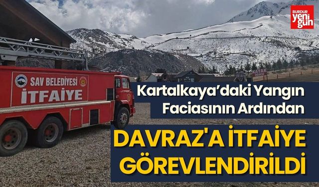 Kartalkaya Faciasının Ardından Davraz'a İtfaiye Görevlendirildi