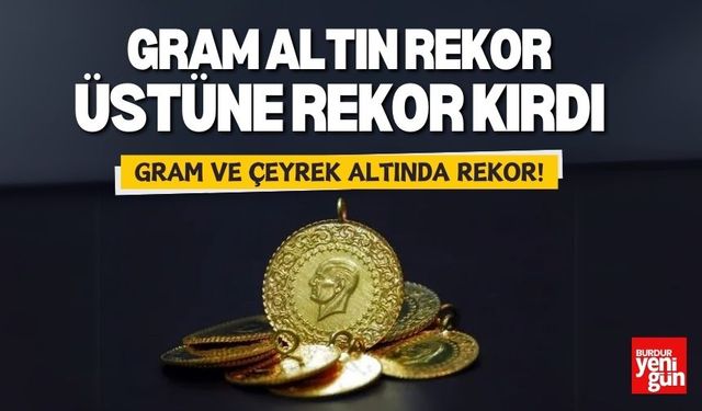 Altın fiyatlarında tarihi zirvede