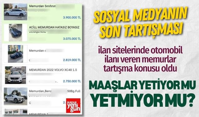 Memurlar zam istiyor ama lüks araç satıyor