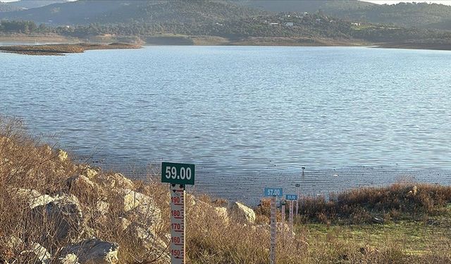 Bodrum'a su sağlayan Mumcular ve Geyik barajlarında su seviyeleri yükseldi