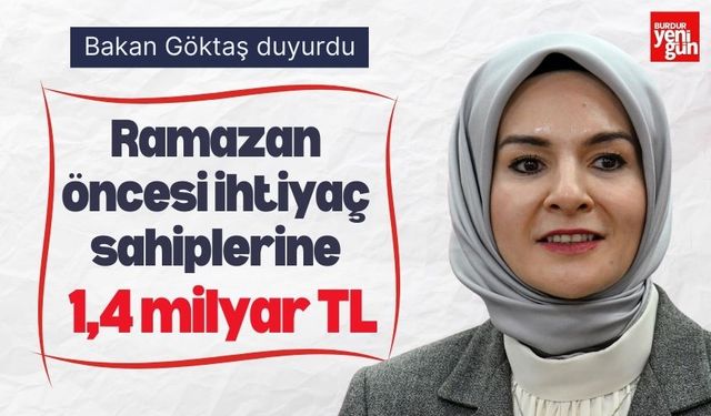 Bakanlık Ramazan Öncesi Destek Veriyor