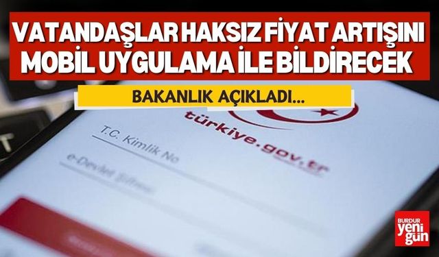 Haksız Fiyat Artışına Anında Müdahale!