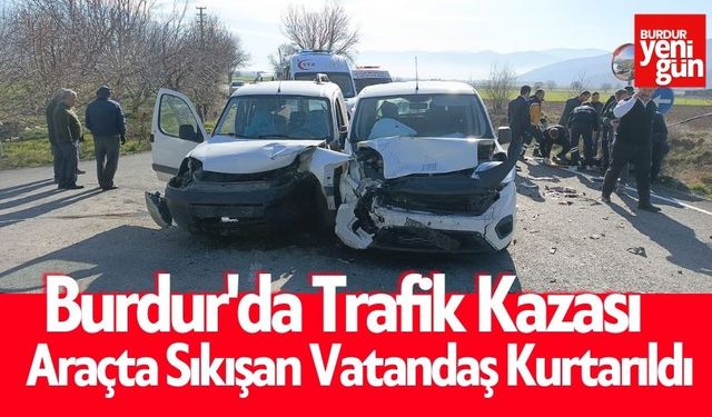 Burdur'da Trafik Kazası