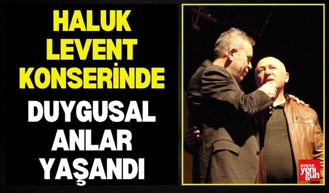 Haluk Levent Konserinde Duygusal Anlar Yaşandı