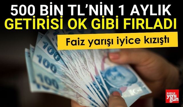 500 Bin TL Ne Kadar Faiz Geliri Getiriyor?