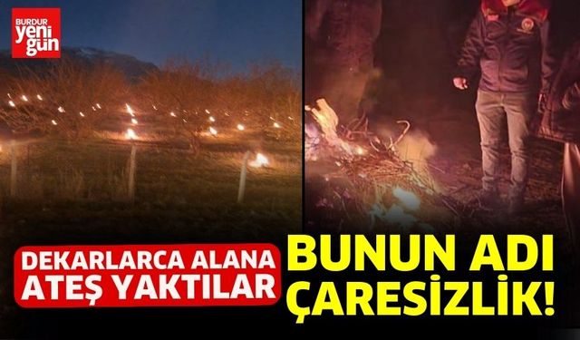 Dekarlarca Alana Ateş Yaktılar Bunun Adı Çaresizlik