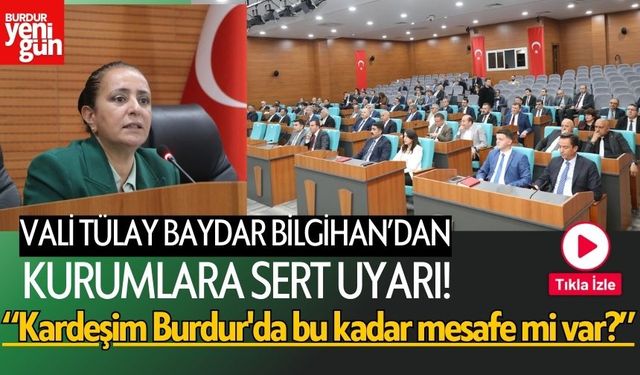 Vali Bilgihan'dan Kurumlara Sert Uyarı