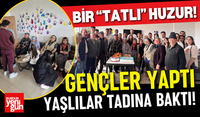 Makülü Gençler Yaptı; Yaşlılar Tadına Baktı!