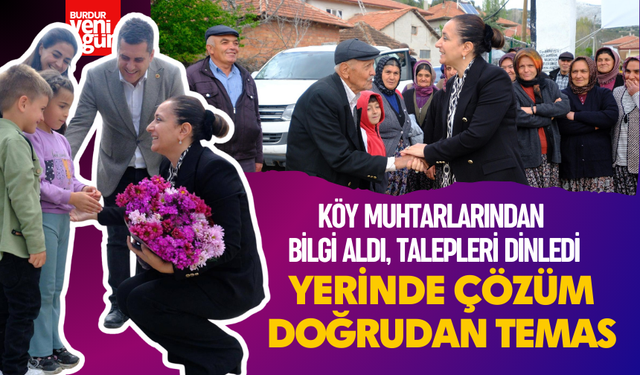Vali Bilgihan'dan Çine ve Taşkapı Köylerine Ziyaret