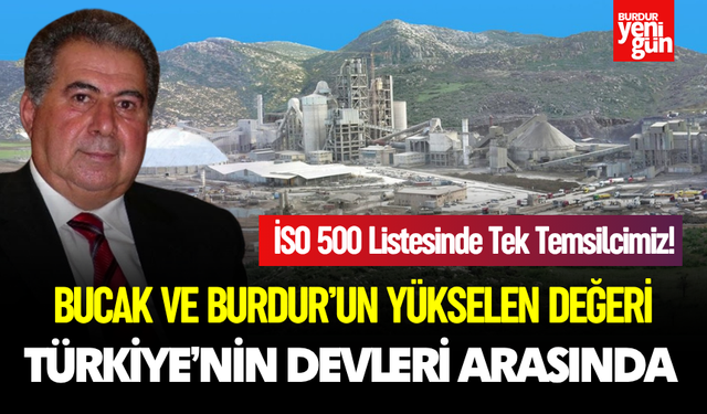 İSO 500’de Burdur’dan Tek Temsilci: AS Çimento