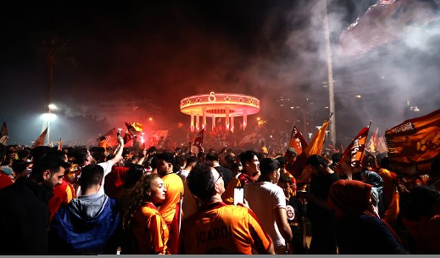Adana, Mersin, Hatay ve Osmaniye'de Galatasaray'ın şampiyonluğu kutlandı