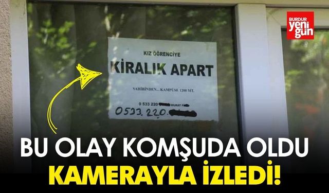 "Kız Öğrenciye Verilir" Dedi, Kamerayla İzledi!