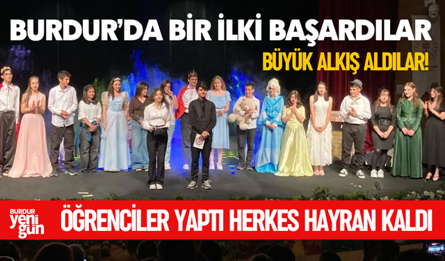 Burdur'da 15 Temmuz Anadolu Lisesi öğrencilerinden Bir İlk!