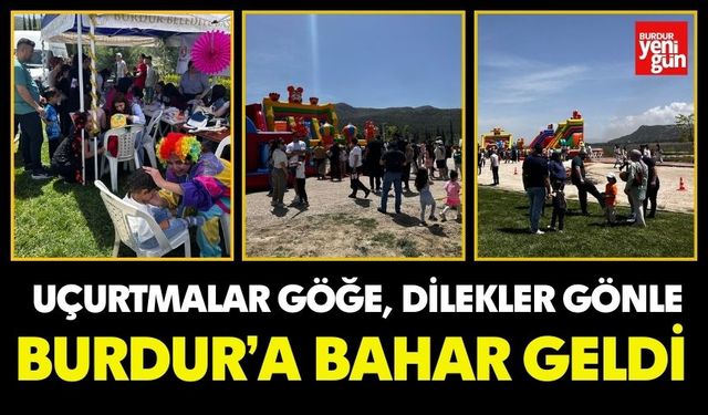 Burdur’da Bahar Karşılandı